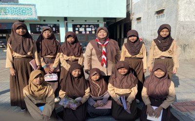 Pembentukan Regu Pramuka Penggalang MI Cahaya Tahun Ajaran 2026/2027